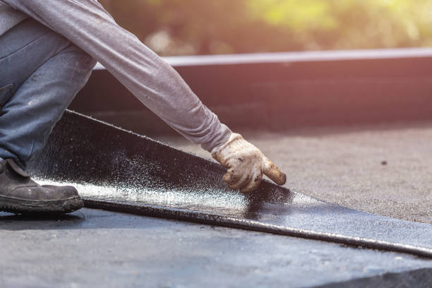 Professional Waterproofing technician working in Edinburgh, IN